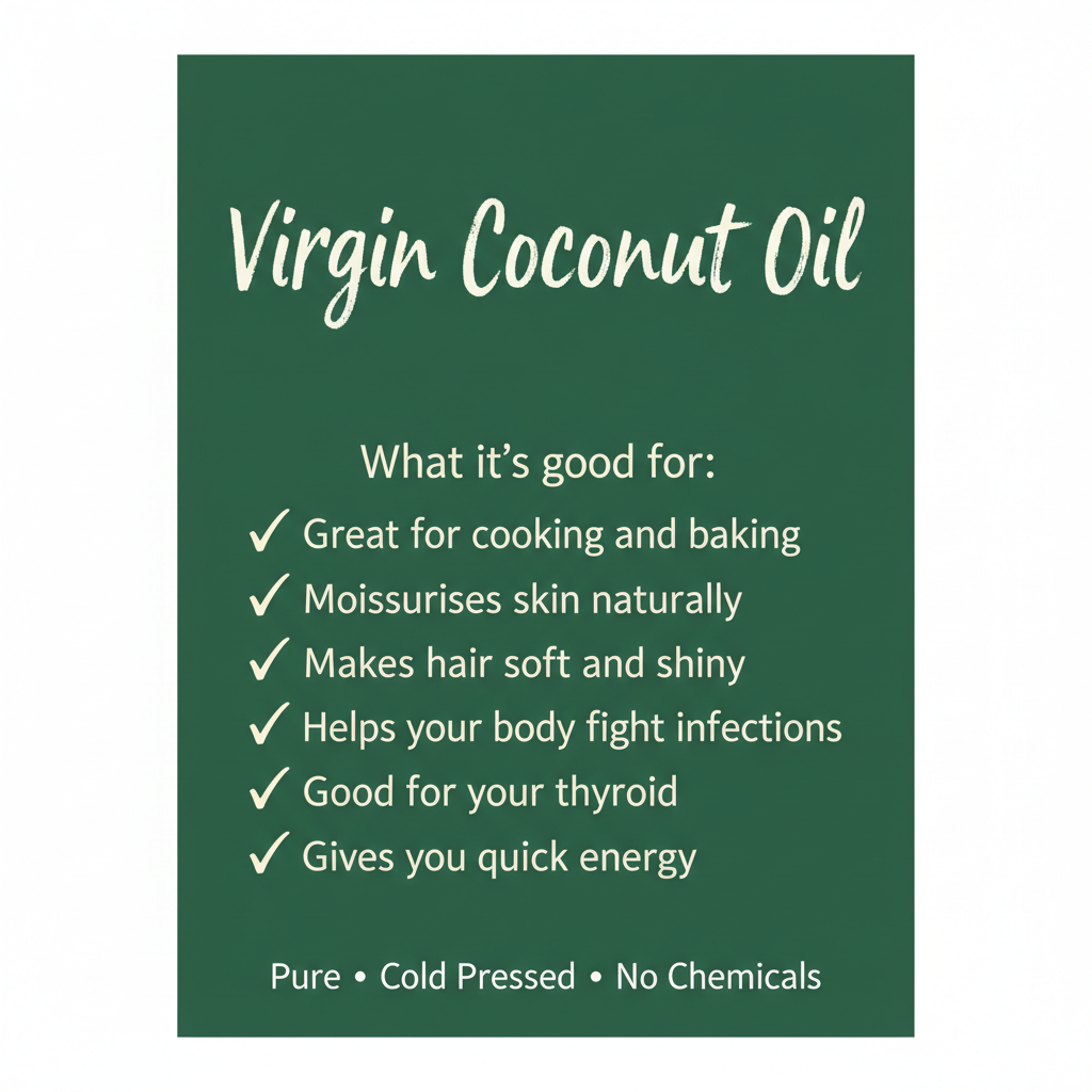 Virgin Coconut Oil Health Benefits
