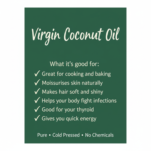 Virgin Coconut Oil Health Benefits