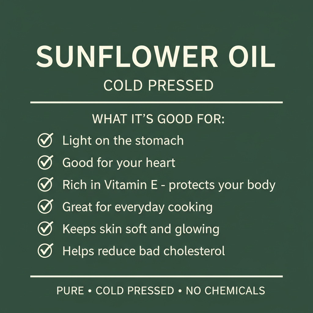 Sunflower Oil Health Benefits
