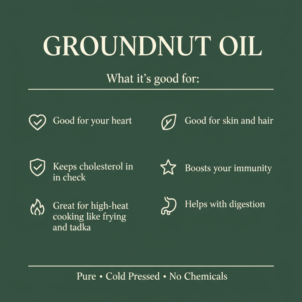 Groundnut Oil Health Benefits
