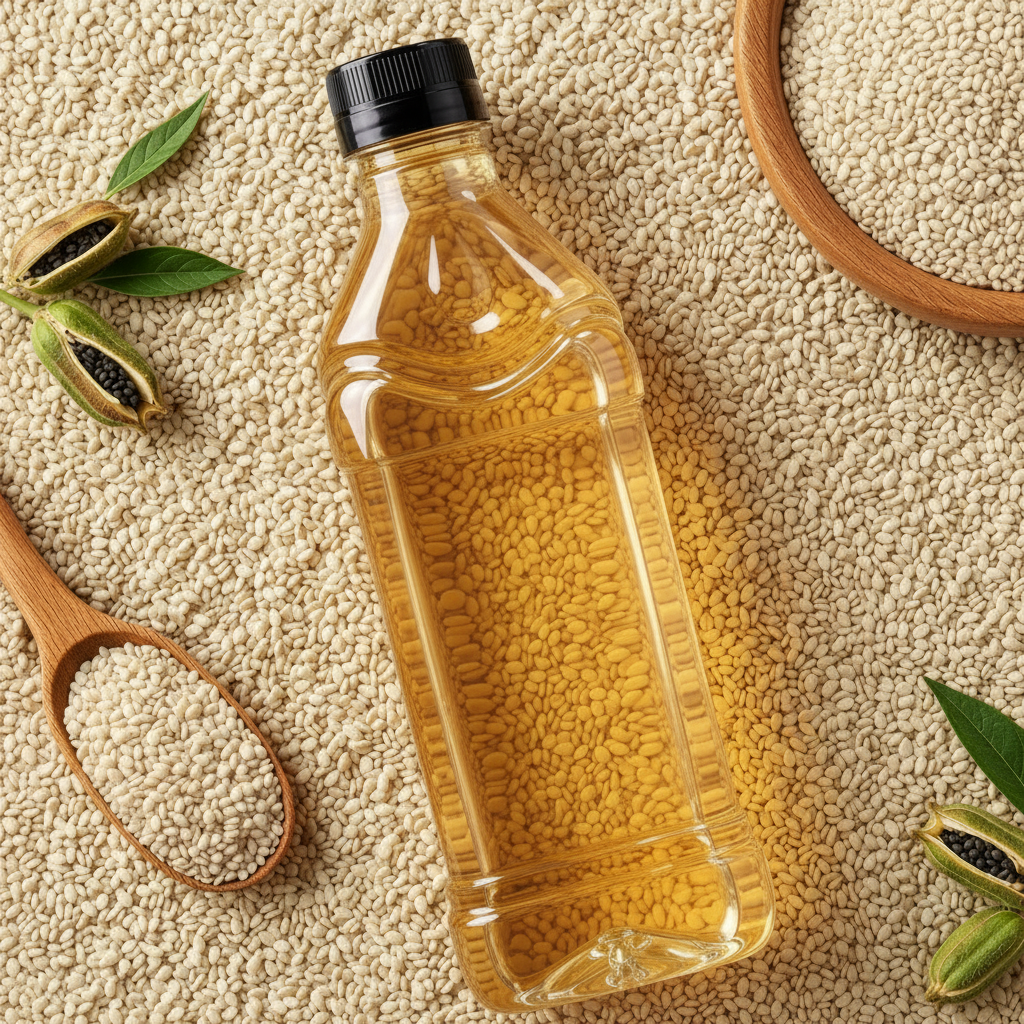 white sesame oil/Til Oil/Nuvvu Pappu oil